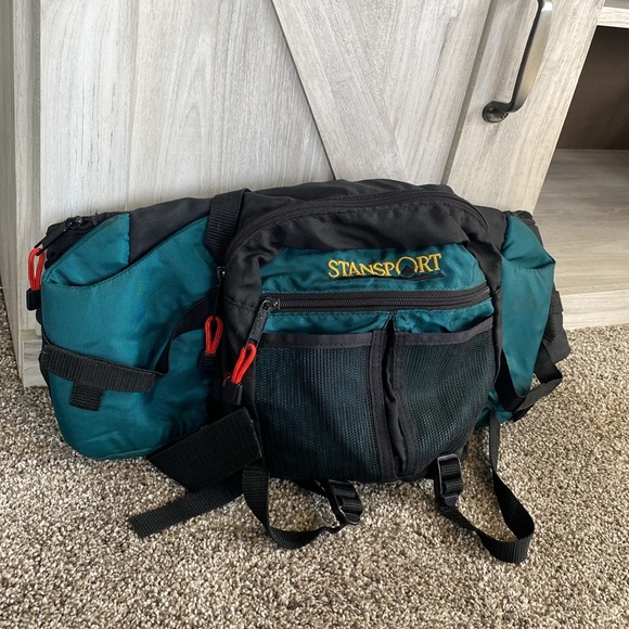 STANSPORT 2 BOTTLE CARRIER FANNY WAIST PACK Outdoor Hiking Camping Travel - Picture 2 of 12